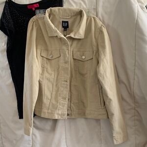 GAP Women's Beige Corduroy Jacket NWT